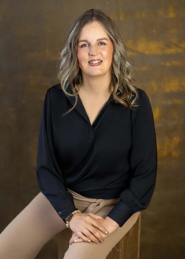 Photo of Mandy Petkau seated